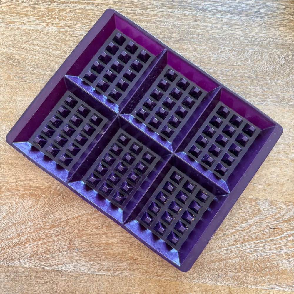 Epicure Silicone Waffle Mold Purple-Discontinued